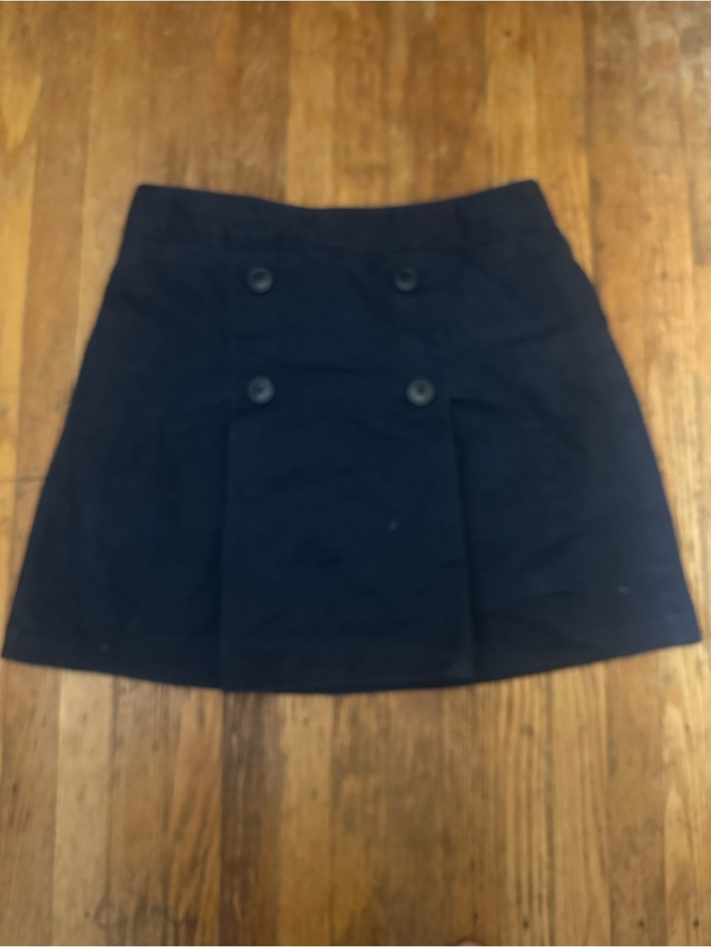 Old Navy Navy Double-Button Skort